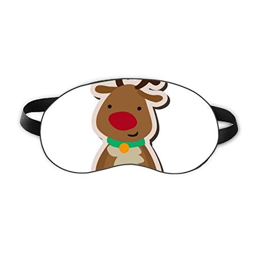 חג המולד איילים פסטיבל קריקטורות שינה מגן עיניים רך לילה כיסוי גוון כיסוי עיניים
