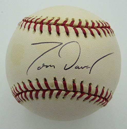 טום דייבי סן דייגו פדרס חתום/חתימה רשמי בייסבול NL 155476 - כדורי בייסבול עם חתימה