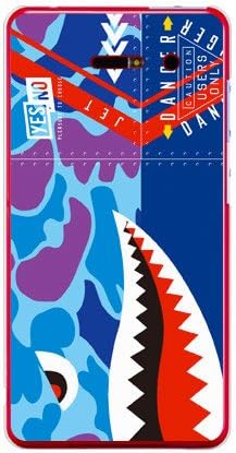 Yesno Shark Hunter Camo Blue / for iida infobar A02 / AU ASHA02-PCCL-201-N210