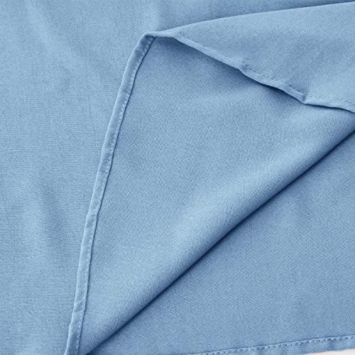 מכנסי פאלאצו מזדמנים של Fehlegd לנשים לנשים שקית נייר המותניים משיכת צבע אחיד מכנסי רגל רחבים רכים עם כיס עם כיס