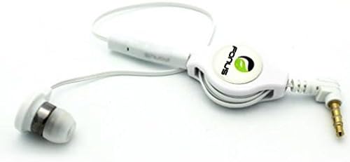 אוזניות אוזניות מונו נשלפות 3.5 ממ W אוזניות מיקרופון ללהב מקסימום 2S טלפון, מיקרופון אוזניות אוזניות דיבוריות תואם ל- ZTE BLADE MAX 2S