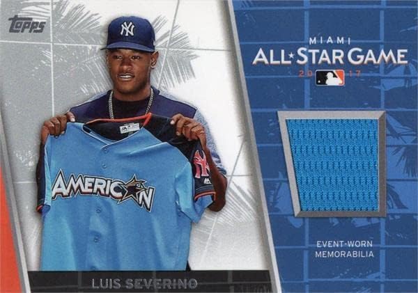 לואיס סברינו שחקן Weld Goledery Card Baseball Card 2017 Topps All Star ASRLS - משחק MLB משומש גופיות