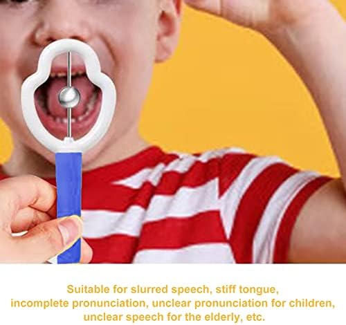 מתאמן קצה לשון, מתאמן לשון לילדים, אימונים בטוחים חוזק שריר לשון 2 מצבים כלי אימון קצה לשון, כלי טיפול מוטורי דרך הפה, לחוזק שריר הלשון