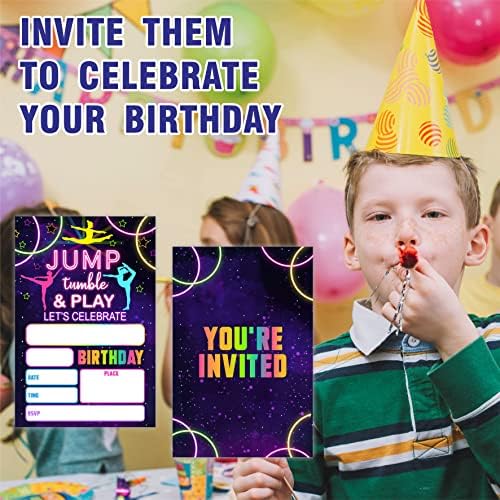 הזמנות ליום הולדת, כרטיסי הזמנה למסיבת יום הולדת אחרת 20 ספירה) עם מעטפות, מילוי כרטיסי הזמנה בסגנון לבנים ובנות, ציוד למסיבות יום הולדת