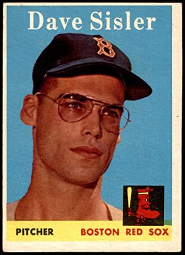 1958 Topps 59 דייב סיסלר בוסטון רד סוקס VG/EX Red Sox