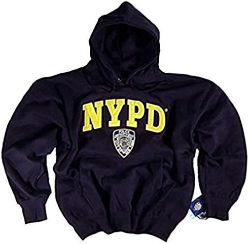סווטשירט עם סווטשירט של NYPD סוודר חיל הים כחול ביגוד סחורה מורשה רשמית על ידי משטרת העיר ניו יורק