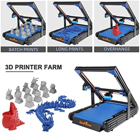IDEAFFORMER IR3 V1 3D מדפסת מסוע מסוע אינסופי Z גודל הדפסה גדול 0.4/0.6/0.8/1.0 ממ מדפסת נחרזת מדפסת 3D מכונה