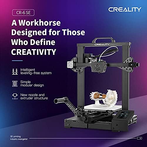 Povokici Creality CR-6 SE 3D מדפסת 235x235x250 ממ
