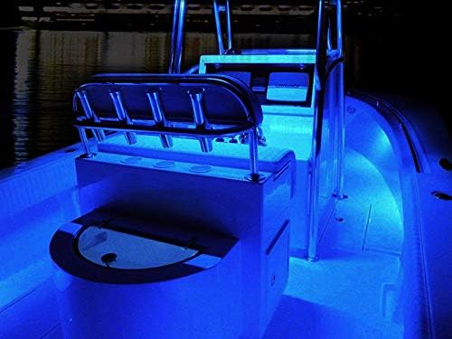 תאורת רצועת LED לרכב/בית/אפקטים מיוחדים - כחול - 15 אורות על ידי Science Cule ®