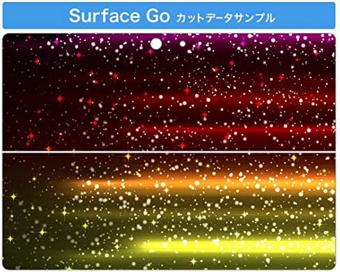 כיסוי מדבקות Igsticker עבור Microsoft Surface Go/Go 2 עורות מדבקת גוף מגן דק במיוחד 002110 נצנצים צבעוניים