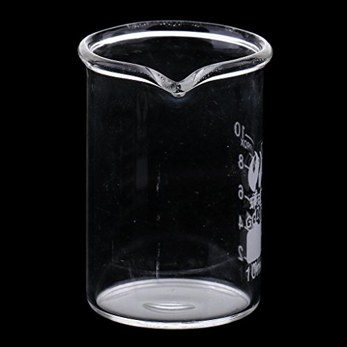 10 מיליליטר 25 מיליליטר 50 מיליליטר זכוכית שקוף כוס בורוסיליקט מדידת זכוכית כוס זכוכית בית ספר כימיה מעבדה אספקת מחקר