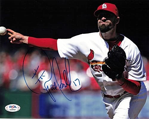 Pat Neshek חתום 8x10 Photo PSA/DNA St. Louis Cardinals חתימה - תמונות MLB עם חתימה