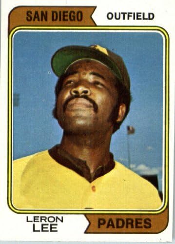 1974 כרטיס בייסבול טופפס 651 Leron Lee