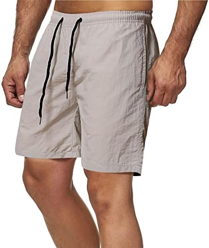 מכנסיים קצרים לגברים מזדמנים קלאסיים קלאסיים מתאימים מכנסיים קצרים בקיץ עם מכנסיים קצרים במותניים אלסטיים