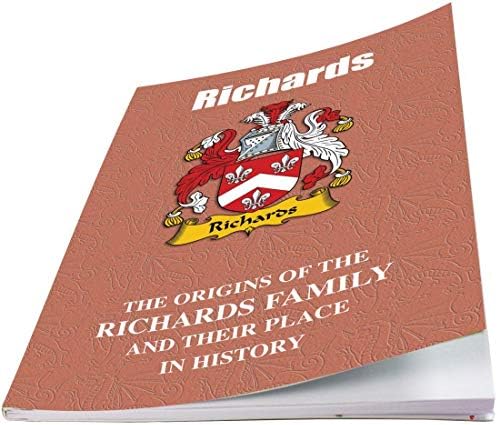אני Luv Ltd Richards Welsh Family History History עם עובדות היסטוריות קצרות