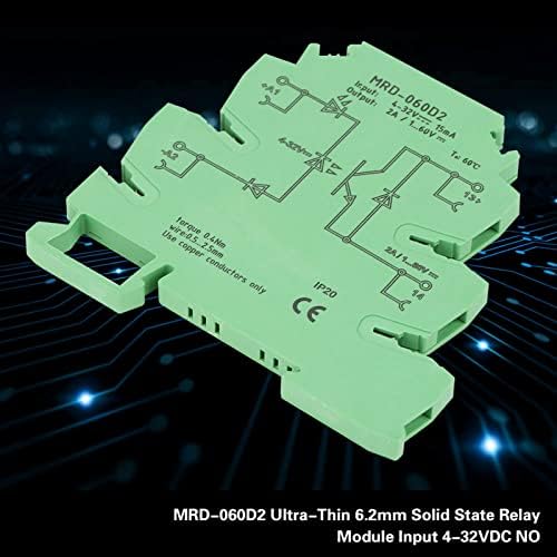MRD-060D2 ממסר ממסר מצב מוצק קלט 4-32VDC ממסרי ביניים של PLC דקי Ultra-Trak