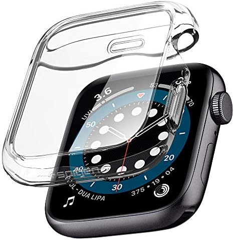 Spigen Ultra Hybrid המיועד למארז Apple Watch עם מגן מסך לסדרה SE2/6/SE/5/4 - Crystal Slower