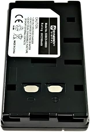 Synergy סוללת מצלמת וידיאו דיגיטלית, התואמת ל- Sony CCDTR410E מצלמת וידיאו, קיבולת גבוהה במיוחד, החלפה לסוללת Sony NP-55