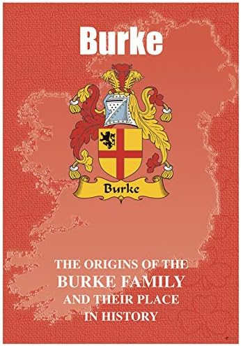I Luv Ltd Burke Irish Name Name History חוברת המכסה את מקור השם המפורסם הזה