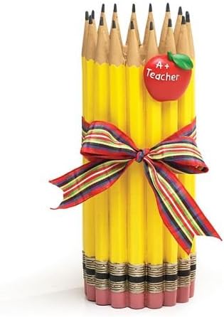 ברטון וברטון ייחודי עיפרון צורת מורים אגרטל עם אפל