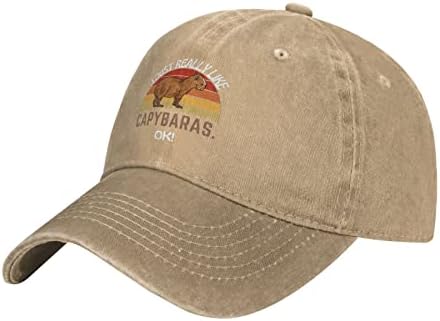 אני פשוט באמת כמו קפיברה בסדר כובע גברים בייסבול כובעי גרפי כובע