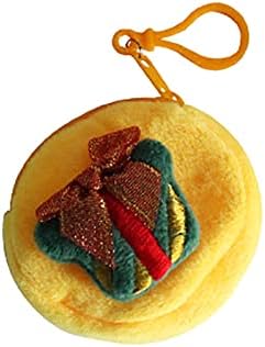 שקית חמוד של יומוט מיני עץ חג המולד קטיפה שקית מפתח דפוס סנטה ארנק רוכסן כישוף