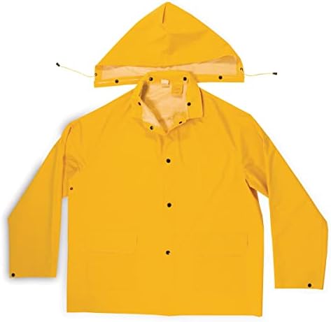 חובת גברים בהתאמה אישית של עור CLC 3 חלקים משקל כבד PVC חליפת גשם בגודל x גדול 872008, צהוב, X-Garge US US