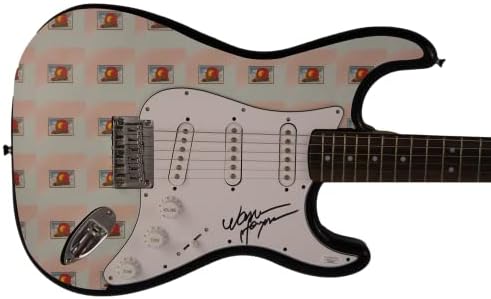וורן היינס להקת האחים אלמן חתמה על חתימה חתימה מלאה בגודל מלא מותאם אישית אחד מסוג 1/1 פנדר סטרטוקסטר גיטרה חשמלית עם אימות ג'יימס ספנס