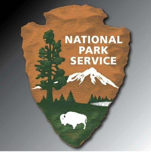 ראש חץ של שירות הפארק הלאומי - גרפיקה מדבקה - אוטומטית, קיר, מחשב נייד, תאית, מדבקת משאיות לחלונות, מכוניות, משאיות