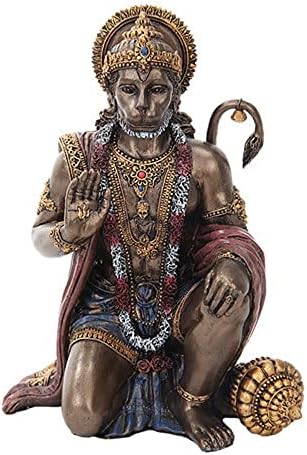 PTC 6 אינץ 'Hanuman מיתולוגי הינדי הינדי אלוהים פסל פסל פסל