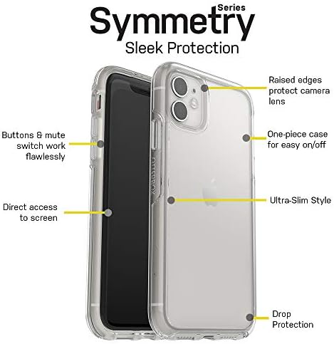 Otterbox iPhone 11 סימטריה מארז - Stardust, Ultra -Sleek, תואם טעינה אלחוטית, קצוות מוגבהים מגנים על מצלמה ומסך