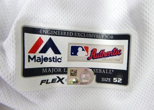 דטרויט טייגרס מייק פלפרי 37 משחק הונפק קופה משומשת ג'רזי לבן 52 7 - משחק משומש גופיות MLB