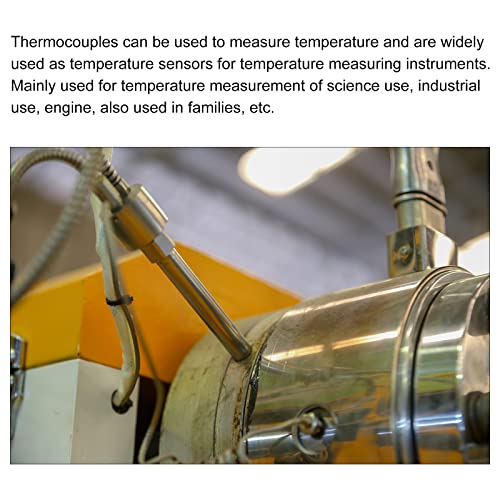 חיישן טמפרטורת Meccanixity M8 טמפרטורת בורג בדיקות צמד תרמי E סוג 13ft 0 עד 400 מעלות צלזיוס
