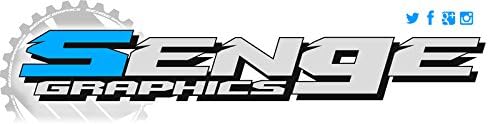 2015-2020 CRF 150 F Zany White Senge Graphics ערכה שלמה עם Rider I.D. תואם להונדה