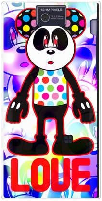 קוד עור שני; C Love Panda Amethyst / עבור Aquos Phone 104SH / SoftBank SSH104-PCCL-277-Y411