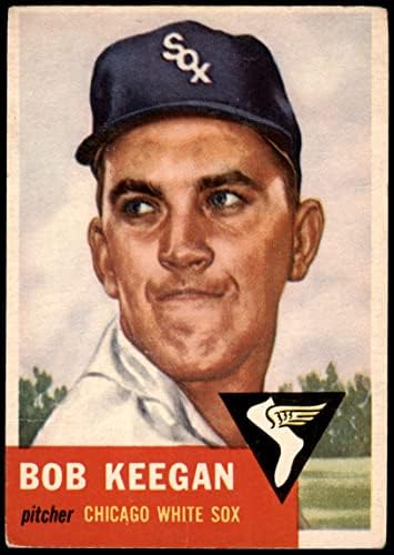 1953 Topps 196 בוב קיגן שיקגו ווייט סוקס VG+ White Sox