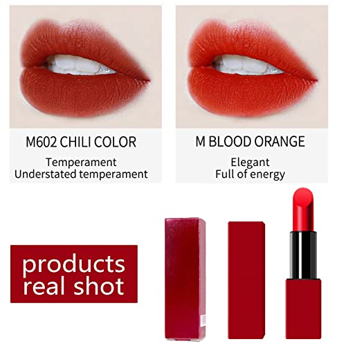 אדום גלוס מאטס מאטס שפתון קטיפה אדום סין אדום שפתון 10 צבעים איפור מתאים לכל עור סוג שפתון תיקון קלטת