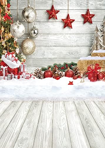 10 על 10 רגל חג המולד רקע לבן רצפת עץ צילום רקע חורף שלג חג המולד עץ מתנה משפחה מסיבת רקע חדש שנה מסיבת קישוט רקע 242