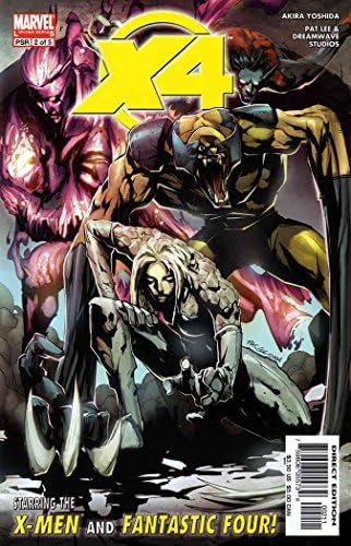 אקס-מן / ארבעת המופלאים 2 וי-אף / נ. מ.; מארוול קומיקס / פט לי אקס 4