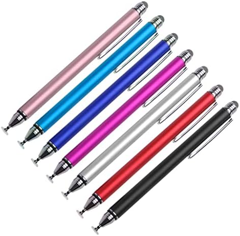 עט חרט בוקס גלוס תואם ל- Huawei Matebook x Pro - חרט קיבולי Dualtip, קצה סיבים קצה קצה קיבול עט עט - כסף מתכתי