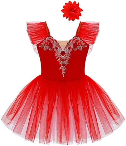 לויאן ילדות בנות שמלת ריקוד בלט טוטו חצאית גנאים ברבור אגם בלרינה נסיכה תלבושות תלבושות קרנבל
