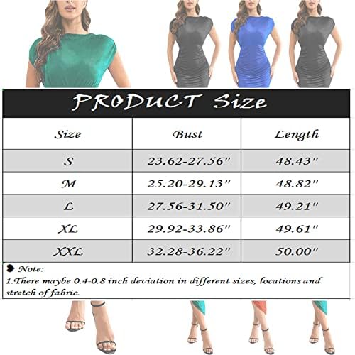 שמלות קיץ לנשים 2023 צבע אחיד סקסי/שמלה מודפסת, שרוול קצר/ללא שרוולים/קלע שמלת חוף מזדמנת מפוצלת