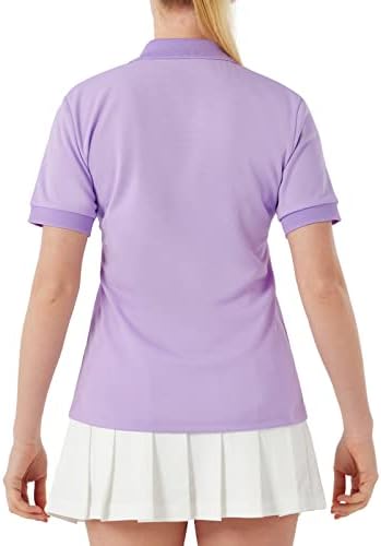 חולצות פולו של שרוול קצר של Naviskin, חולצות גולף 5-כפתור חולצות upf 50+ לחות ספורט ספורט חולצות טניס אתלטיות