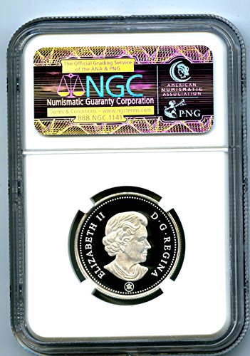 2010 קנדה הוכחת כסף 50 סנט רישום איכות סופר נדיר בלבד 6 ידוע חצי דולר PF70 NGC UCAM