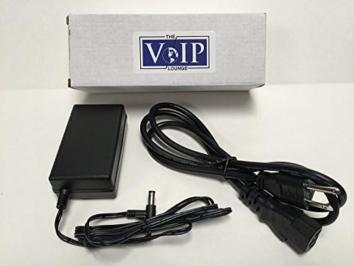 החלפת טרקלין VoIP 48V אספקת חשמל עבור סיסקו 7900 7800 ו- 6900 טלפון IP עם קוביית כבל החשמל AC 3