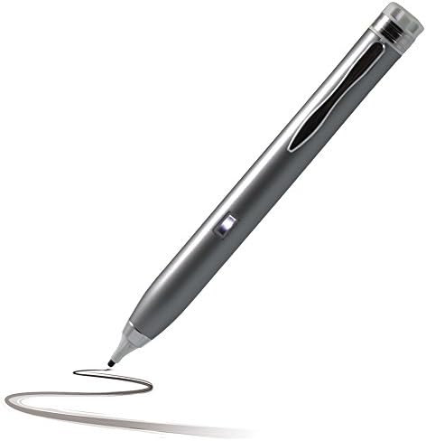 Navitech אפור נקודה משובחת דיגיטלית פעילה עט עט תואם עם Lenovo Yoga 700 מחשב נייד להמרה 11 / Lenovo Ideapad Yoga 300-11iby / Lenovo Ideapad