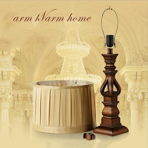 GUOCC יוקרה מודרנית יוקרה בסגנון אירופאי מנורה שולחן מנורה ארץ אמריקאית דפוסים מגולפים שולחן אור שולחן אור קליל וינטג