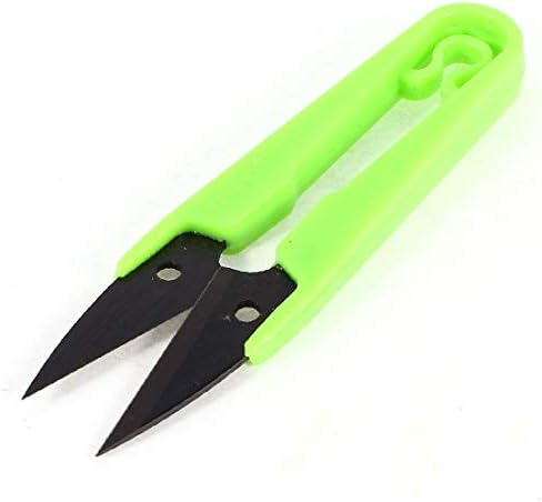 X-Deree Green Flastic Crip Cutter Cutter Cutter תפירה מספריים (קו דיג פלסטיק ירוק, קו דיג קורטון קורטדור קוסטורה ססטר טייג'ראס