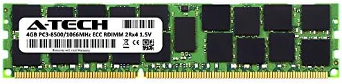 החלפת A-Tech 4GB ל- Dell A3565142-DDR3 1066MHz PC3-8500R ECC רשום RDIMM 240-PIN 2RX4 1.5V-מקל זיכרון שרת יחיד