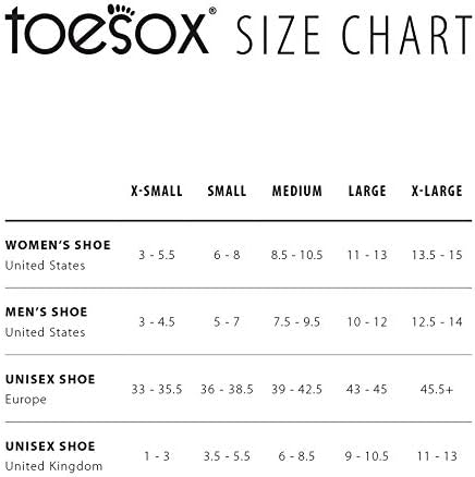 Toesox Elle Multi Pack Multi-גרבי בוהן שאינם נלאים לאחוז בפילאטיס Barre Yoga